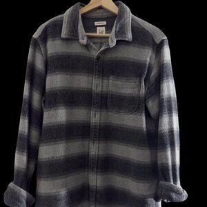 Gap Grey Medium Button Down Flannel